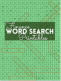 Investing and Finance Word Search Printables   |   25 Puzz