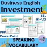 Investment Business English no-prep lesson plan speaking v