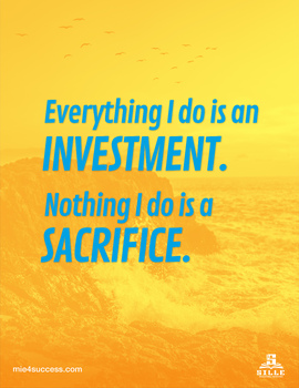Preview of Investment vs. Sacrifice-Poster