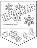 Invierno/Winter Spanish Banner