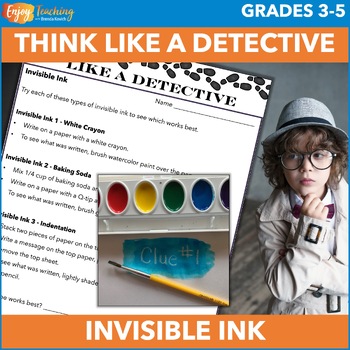 Preview of Invisible Ink Classroom Activities – Three Projects for Secret Messages