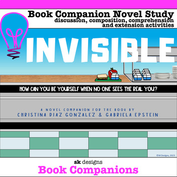 Preview of Invisible by Gonzalez Graphic Novel Study comprehension, composition, activities