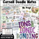 Ionic Bonding Doodle Notes | Middle School Science | Corne