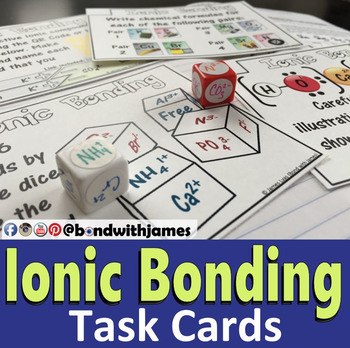Preview of Ionic Bonding and Ionic Compound Task Cards