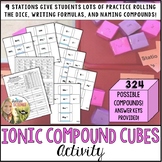 Ionic Compound Cubes Practice Activity