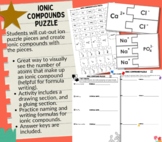 Ions Puzzle Activity: Naming, Formula Writing, Ionic Compo
