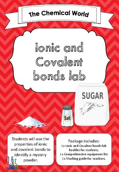 Preview of Ionic and Covalent bond properties lab