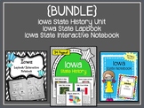 Iowa {BUNDLE} State History Unit, Lapbook Set, & State Notebook