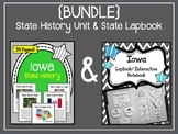 Iowa {BUNDLE} State History Unit and Lapbook Set. US History