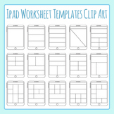 Ipad / Digital Tablet Worksheet Templates Sections / Divid