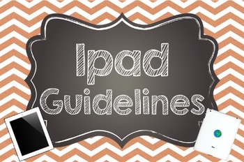 Preview of Ipad Guidelines for Classroom Use