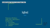 Iqbal - Novel Study