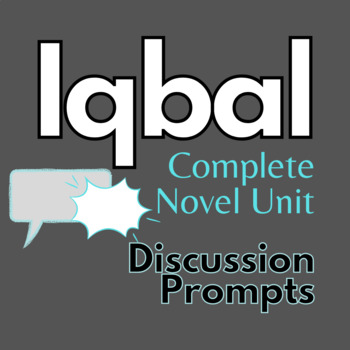 Preview of Iqbal Novel by Francesco D'Adamo Discussion Questions and Writing Prompts