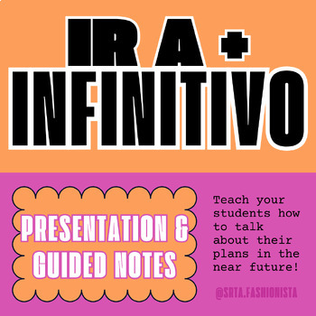 Preview of Ir a + infinitivo Presentation & Guided Notes - Spanish Simple Future Tense