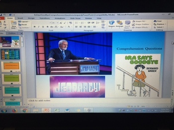 Preview of Ira Says Goodbye Comprehension Questions Jeopardy PowerPoint