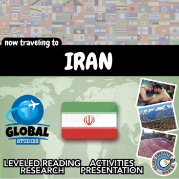 Preview of Iran - Global Studies - Leveled Reading, Activities, Slides & Digital INB