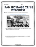 Iran Hostage Crisis - Webquest with Key