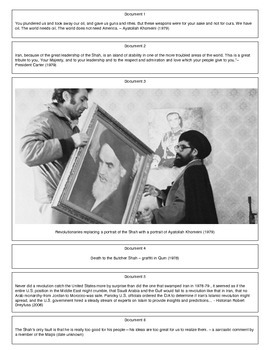 Preview of Iranian Revolution (Document Packet)
