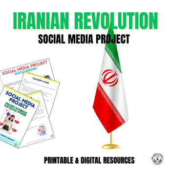 Preview of Iranian Revolution Social Media Project with Digital Resources: Grades 6-12