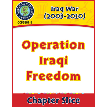 Preview of Iraq War (2003-2010): Operation Iraqi Freedom Gr. 5-8