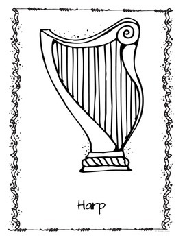 Ireland Coloring Pages by Loving Life in Kindergarten | TpT