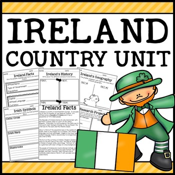 Preview of Ireland Country Social Studies Complete Unit