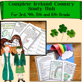 Ireland Country Study Bundle with St. Patrick's Day Readin