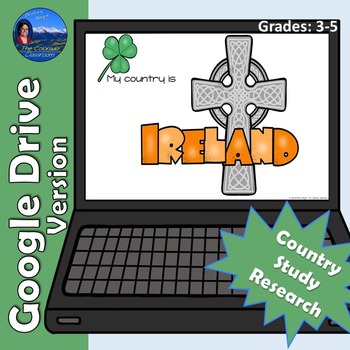 Preview of Ireland Country Study | Google Drive Version | Distance Learning