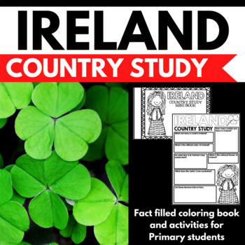 Preview of Ireland Country Study Research Project - Differentiated - Reading Comprehension