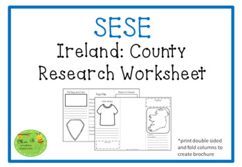 Preview of Ireland County Research Brochure