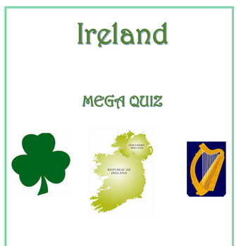 Preview of Ireland Mega Quiz Activity