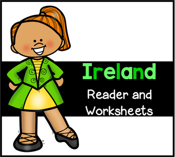 Preview of Ireland Reader and Worksheets