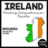 Ireland Reading Comprehension Worksheet Bundle Country Stu