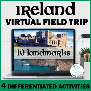 Preview of Ireland Virtual Field Trip : March Activities St Patrick's Day: 4 activities