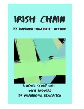 Preview of Irish Chain Novel Study with answers