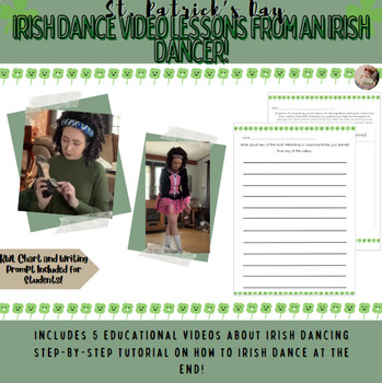 Preview of St. Patrick's Day Lessons (Step by Step Irish Dance Tutorial Included!)