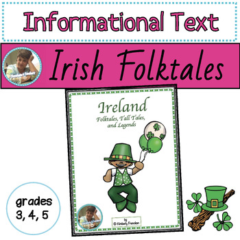 Preview of Irish Tall Tales Nonfiction Comprehension Passages & Reading Strategies