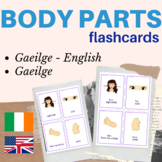 Irish Gaeilge Body Parts FLASH CARDS