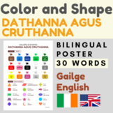 Irish Gaeilge COLORS AND SHAPES | Colors Gaeilge Shapes da