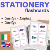 Irish Gaeilge Classroom Objects flashcards
