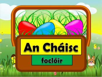 Preview of Irish (Gaeilge) - Easter Vocabulary - PowerPoint + Flashcards