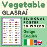 Irish Gaeilge Vegetables | Irish Gaeilge glasraí