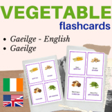 Irish Gaeilge Vegetables flashcards
