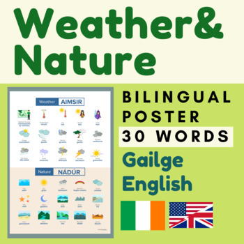 Preview of Irish Gaeilge Weather and Nature | Gaeilge aimsir | Gaeilge nádúr