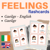 Irish Gaeilge feelings flashcards