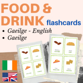 Irish Gaeilge food and drinks flashcards