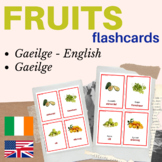 Irish Gaeilge fruits flashcards