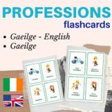 Irish Gaeilge jobs and occupations flash cards