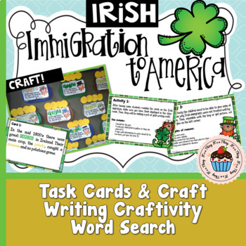 Preview of Irish Great Potato Famine | Immigration to America | Irish Immigration | Crafts