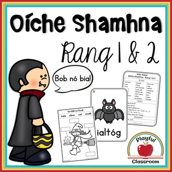 Preview of Irish Oíche Shamhna Halloween Resources for 1st 2nd Class
